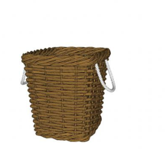 背篓箩筐sketchup模型下载_sketchup草图大师SKP模型