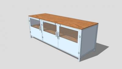 地中海电视柜SU模型下载_sketchup草图大师SKP模型