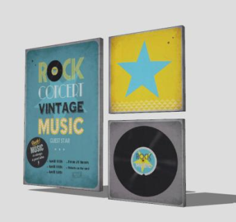 地中海书本装饰品SU模型下载_sketchup草图大师SKP模型