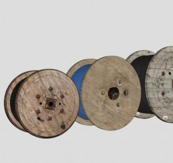 电缆卷筒SU模型_su模型下载 草图大师模型_SKP模型