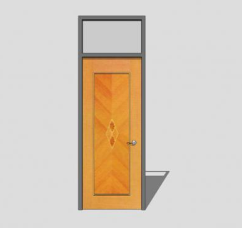 创意室内门全木门SU模型下载_sketchup草图大师SKP模型