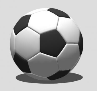 圆圆的足球SU模型下载_sketchup草图大师SKP模型