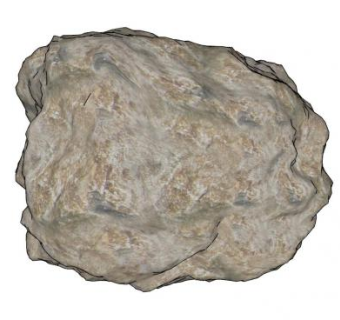 奇石石头石块SU模型下载_sketchup草图大师SKP模型