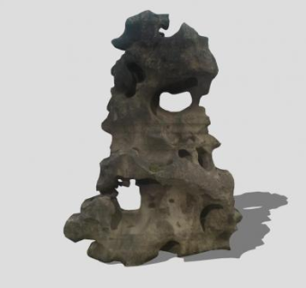 珊瑚石景观石SU模型下载_sketchup草图大师SKP模型