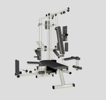 综合训练器SU模型下载_sketchup草图大师SKP模型