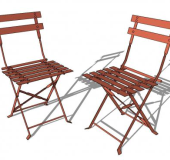 折叠椅子sketchup模型下载_sketchup草图大师SKP模型