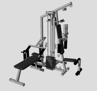 综合训练器sketchup模型下载_sketchup草图大师SKP模型