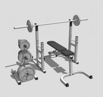 深蹲架SU模型下载_sketchup草图大师SKP模型