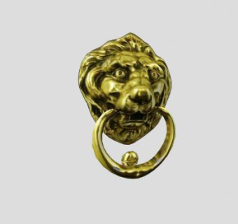 狮子门环SU模型下载_sketchup草图大师SKP模型