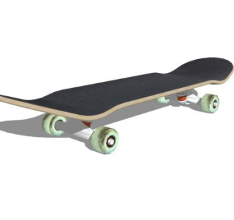 滑板SU模型下载_sketchup草图大师SKP模型