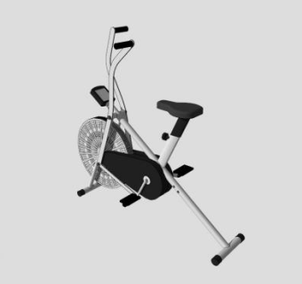 椭圆机健身车SU模型下载_sketchup草图大师SKP模型