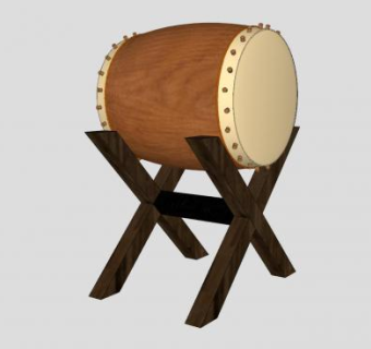 打击乐器鼓SU模型下载_sketchup草图大师SKP模型