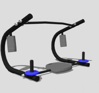 现代室内健身器材SU模型SU模型下载_sketchup草图大师SKP模型