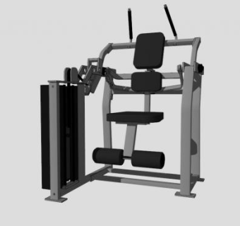 腿部推瞪训练器SU模型下载_sketchup草图大师SKP模型