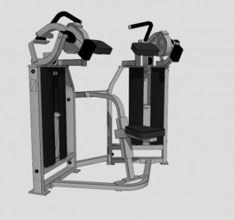 大飞鸟训练器SU模型下载_sketchup草图大师SKP模型