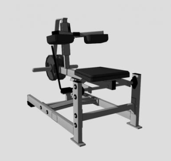 曲腿训练器SU模型下载_sketchup草图大师SKP模型