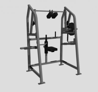 健身器械大飞鸟训练器SU模型下载_sketchup草图大师SKP模型