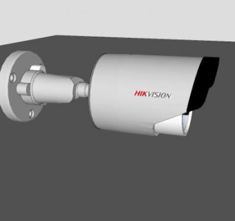 监控视频摄像头SKP模型下载_sketchup草图大师SKP模型