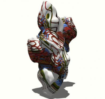 名贵奇石石头SU模型下载_sketchup草图大师SKP模型