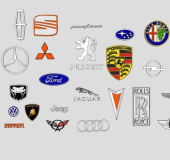 汽车LOGO大全SU模型下载_sketchup草图大师SKP模型