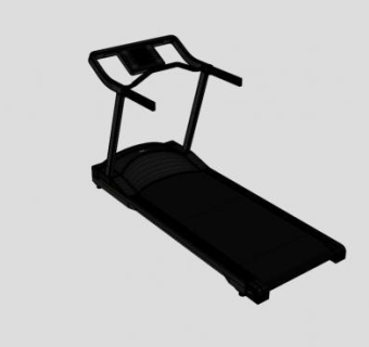 跑步机健身器材SU模型下载_sketchup草图大师SKP模型