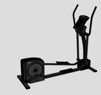 椭圆机健身器材SU模型下载_sketchup草图大师SKP模型