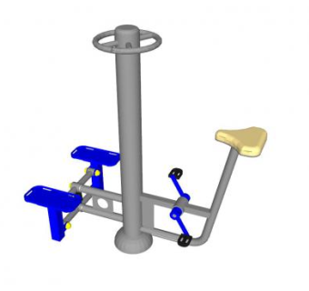 室外公用运动器材SU模型下载_sketchup草图大师SKP模型