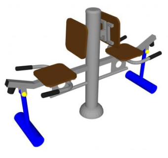 力量型器械SU模型下载_sketchup草图大师SKP模型