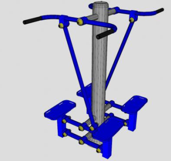 户外公用器材SU模型下载_sketchup草图大师SKP模型