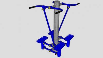 户外公用器材SU模型下载_sketchup草图大师SKP模型