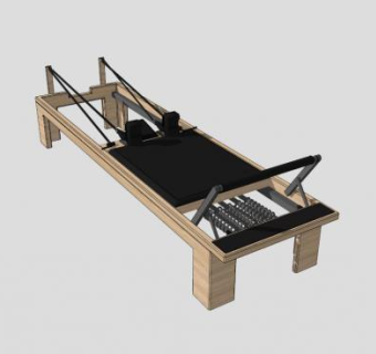 室内健身器械SKP模型下载_sketchup草图大师SKP模型