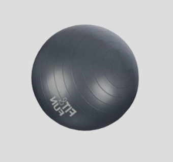 黑色体操球SU模型下载_sketchup草图大师SKP模型