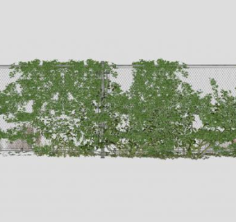 藤蔓景墙SU模型下载_sketchup草图大师SKP模型
