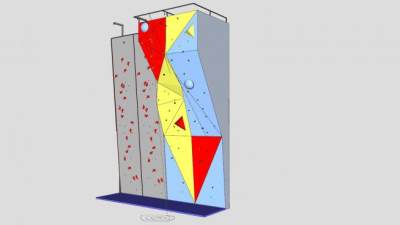儿童攀岩户外拓展道具SU模型下载_sketchup草图大师SKP模型