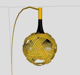 竹子工艺品SU模型下载_sketchup草图大师SKP模型