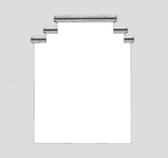 民族墙壁建筑SU模型下载_sketchup草图大师SKP模型