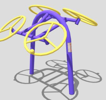 双位肩轴活动器SU模型下载_sketchup草图大师SKP模型