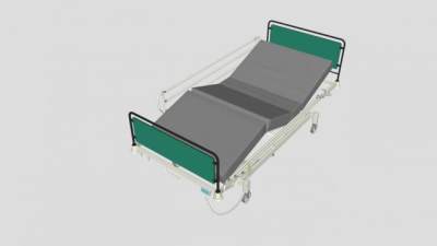 医疗器械多功能床SU模型下载_sketchup草图大师SKP模型