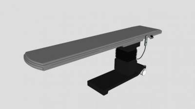 医疗手术床SU模型下载_sketchup草图大师SKP模型