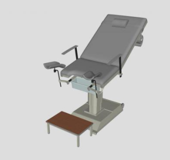 手术床SU模型下载_sketchup草图大师SKP模型