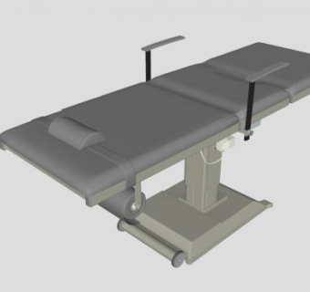 医院手术床SU模型下载_sketchup草图大师SKP模型