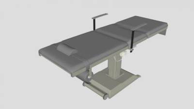 医院手术床SU模型下载_sketchup草图大师SKP模型