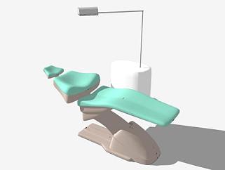 <em>牙科手术</em>床SU模型下载_sketchup草图大师SKP模型