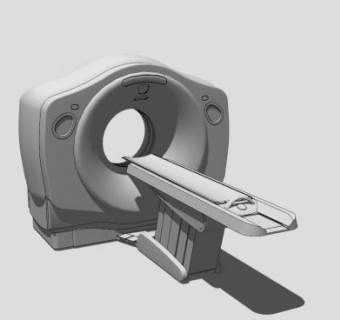 CT电子计算机断层扫描医疗器械SU模型下载_sketchup草图大师SKP模型