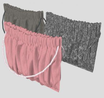 束口袋子SU模型下载_sketchup草图大师SKP模型