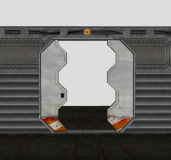 重型防爆门SU模型下载_sketchup草图大师SKP模型
