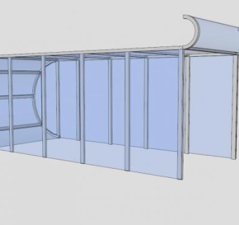 地下车库出入口SU模型下载_sketchup草图大师SKP模型