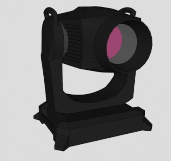 舞台射灯灯光SU模型下载_sketchup草图大师SKP模型