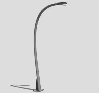 市政街灯SU模型下载_sketchup草图大师SKP模型