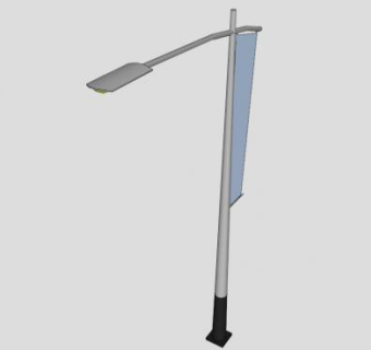 市政路灯SU模型下载_sketchup草图大师SKP模型
